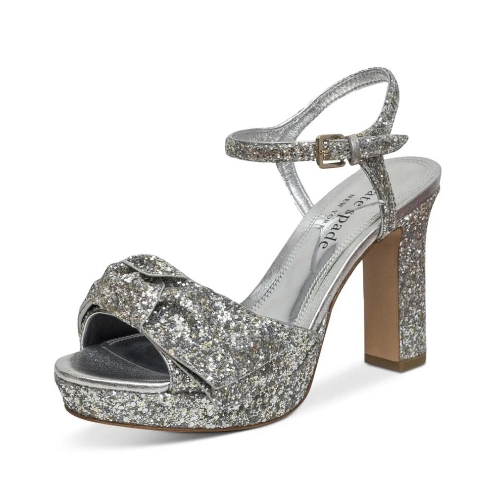 Kate Spade Miya Glitter Ankle Strap Sandals